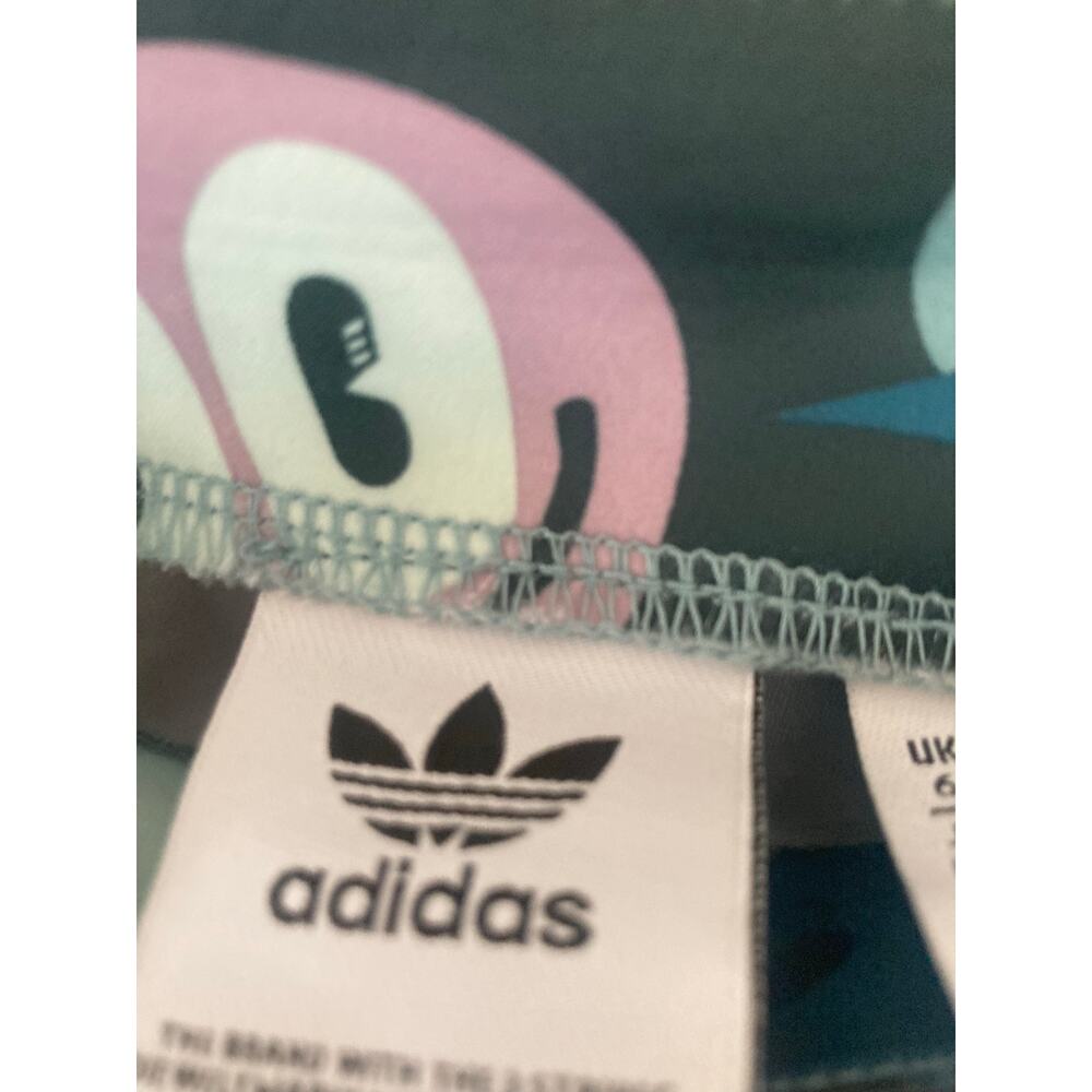 Adidas Originals X Hattie Stewart Wide Leg Track Pants XS Flare Cartoon Camo - Picture 11 of 13